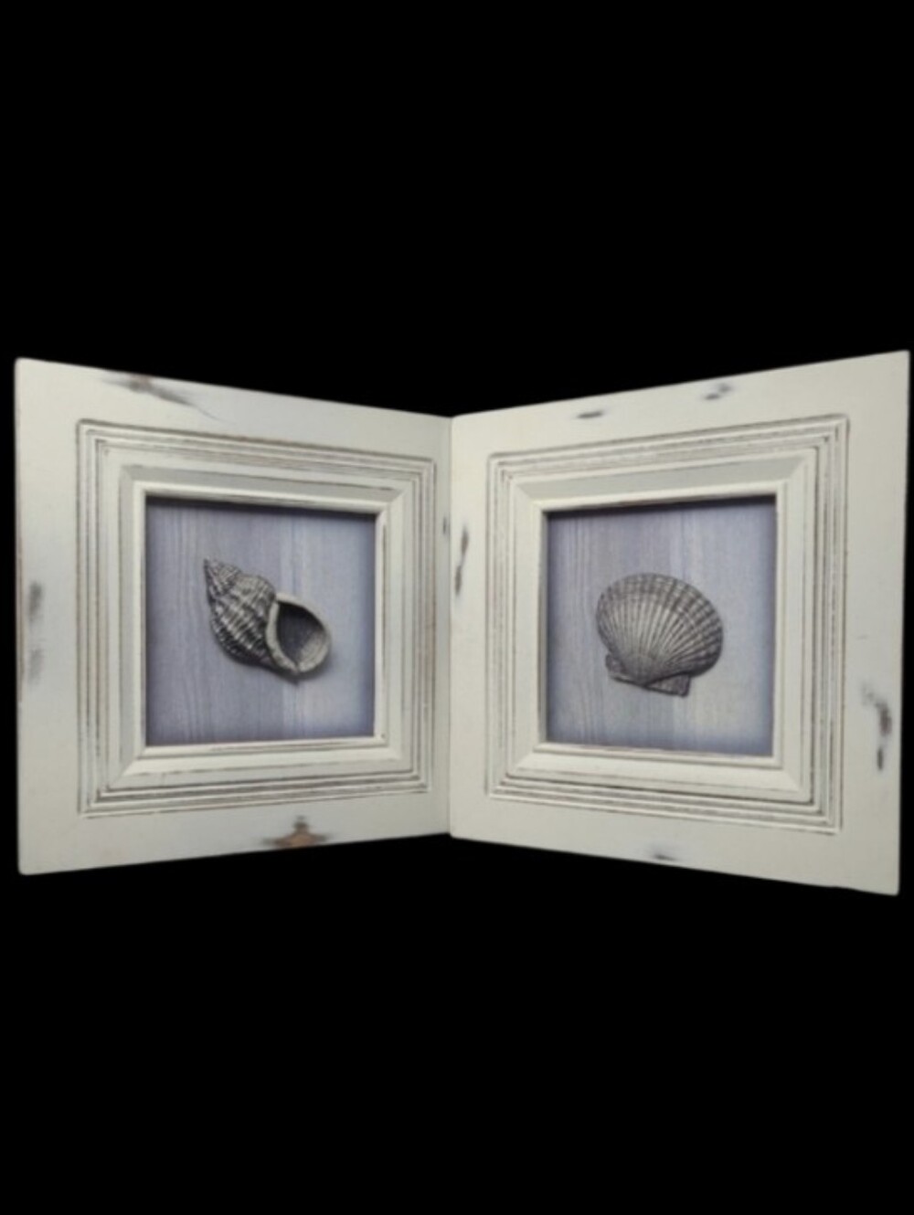 2006 SET OF 2 FRAMED ART - SEA SHELLS